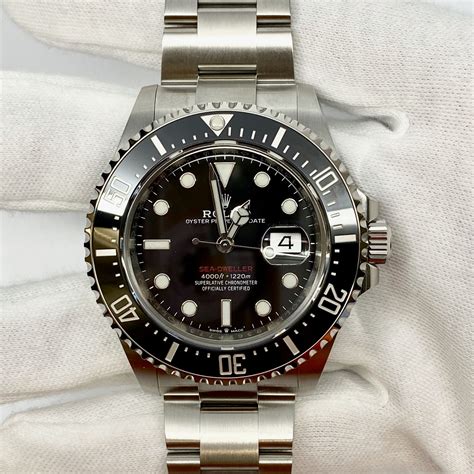 rolex sea dweller single red vintage|Rolex Sea-Dweller price new.